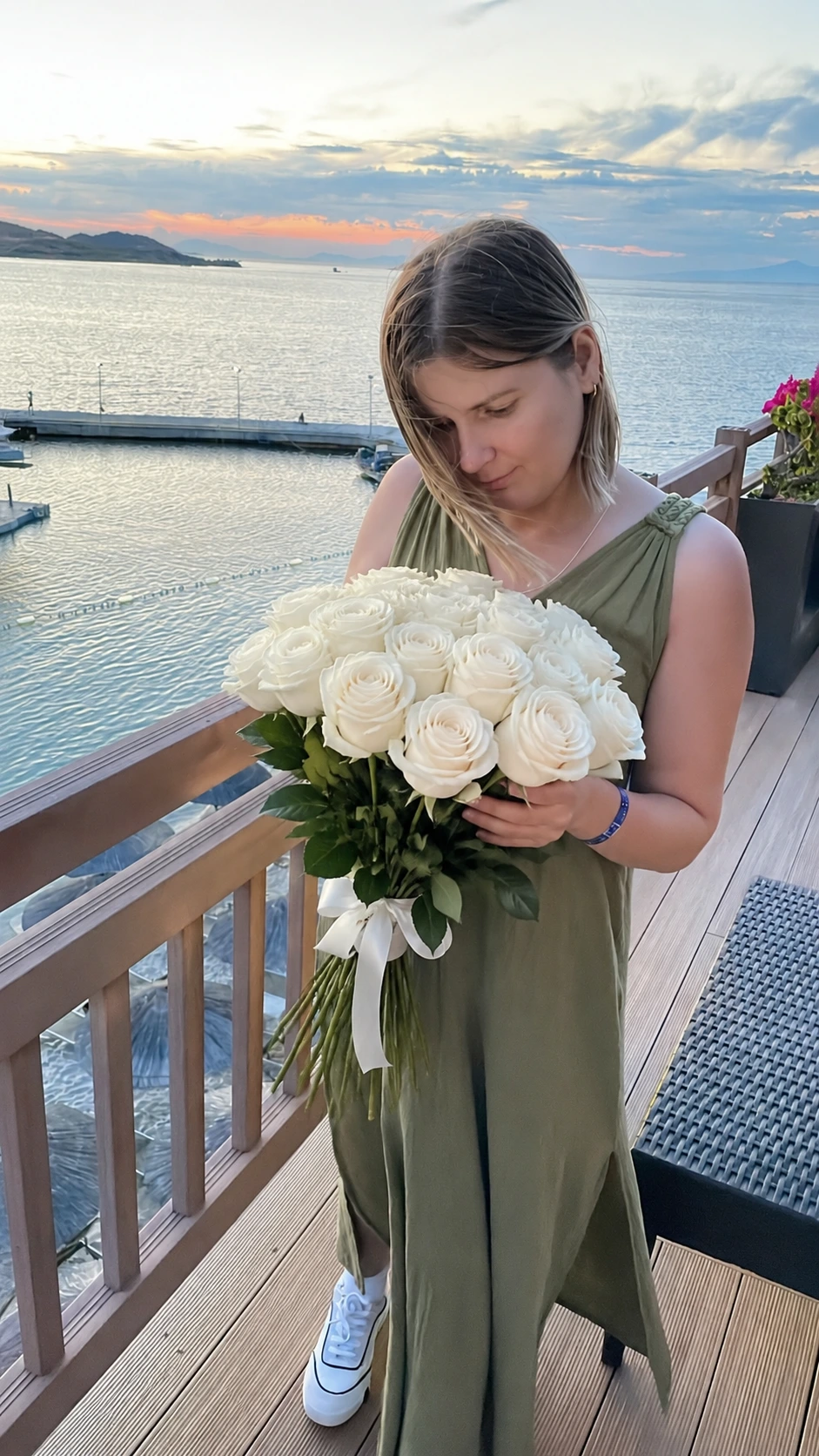 White Roses Bouquet
